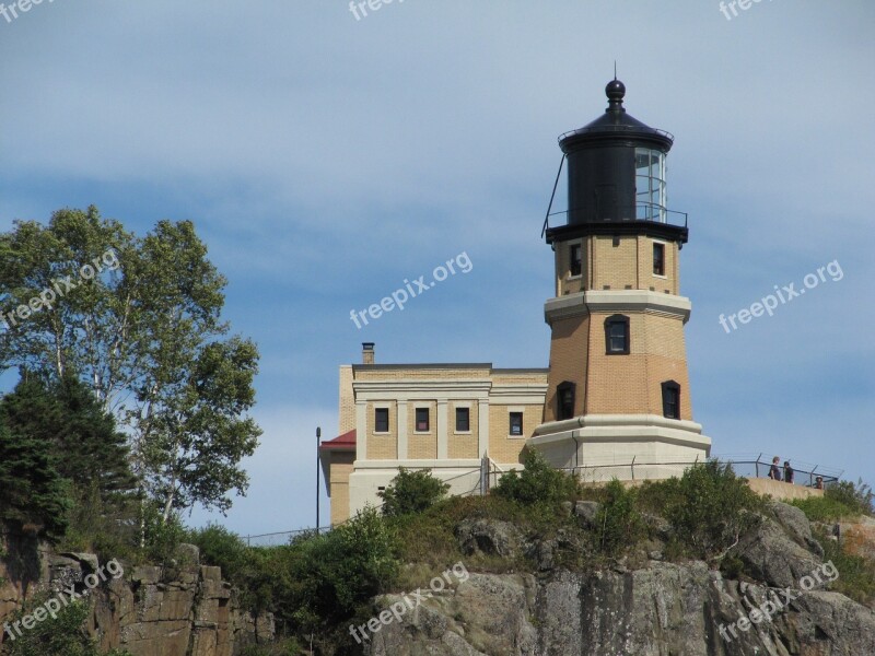 Lighthouse Split Rock Minnesota Lake Superior