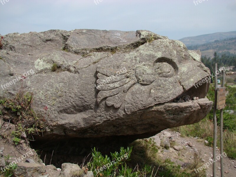 Monolith Ecuador Stone Nature Free Photos