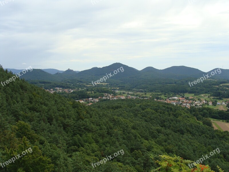 Rehberg Palatinate Forest Hill Mountain Village