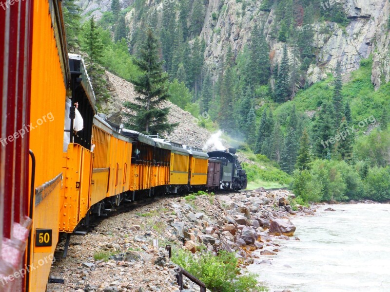 Durango Steam Train Colorado Silverton Railroad