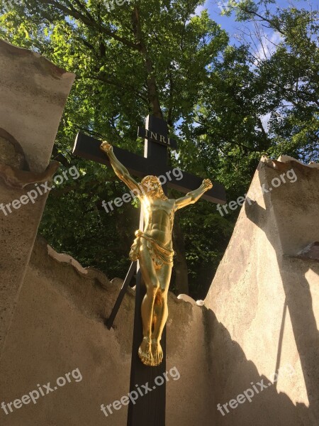 Inri Christ Wayside Cross Religion