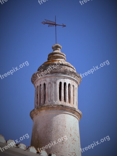 Chimney Weathervane Algarve Portugal Weathercock