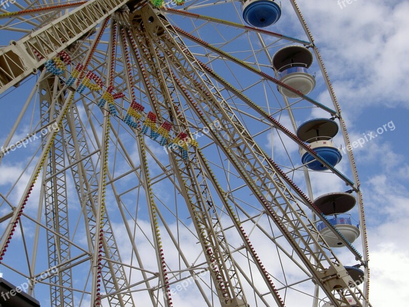 Ferris Wheel Fair Sky Year Market Carousel