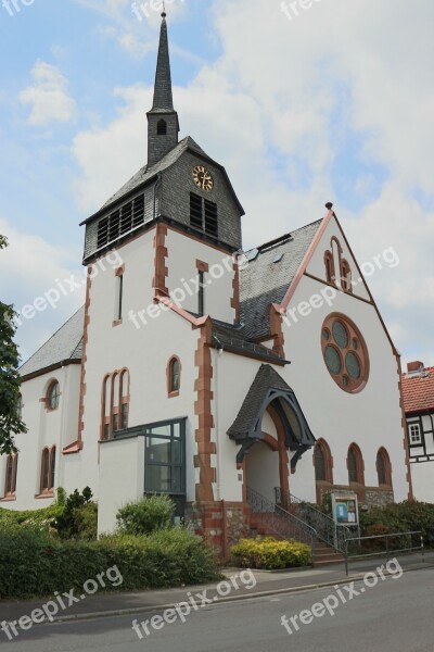 Fellingshausen Church Evangelical Church Religion Protestant