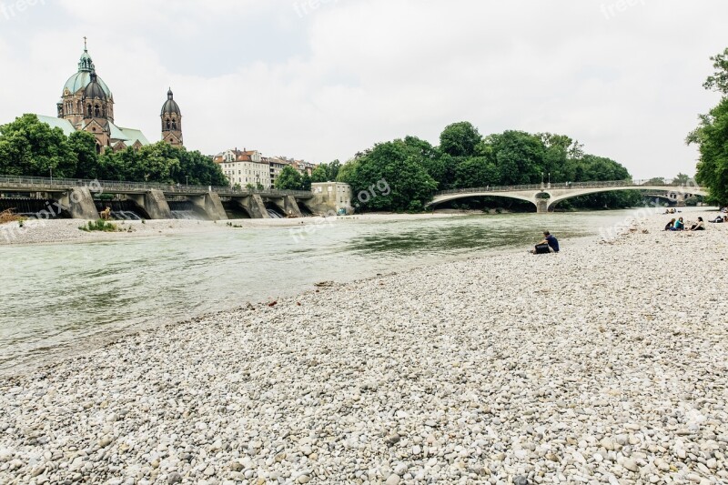 Munich City Urban Isar Bavaria