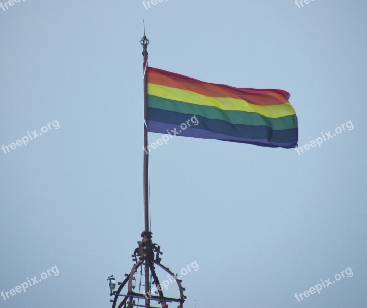 Gay Pride Flag Homosexual Rainbow Love Symbol