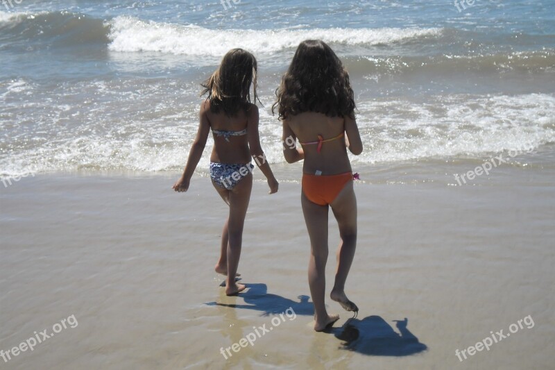 Beach Summer Beira Mar Sand Bathers