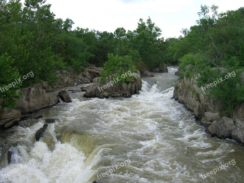 Rocks River Rapids Water Free Photos