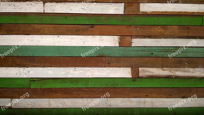 Wood Color Texture Green Wooden