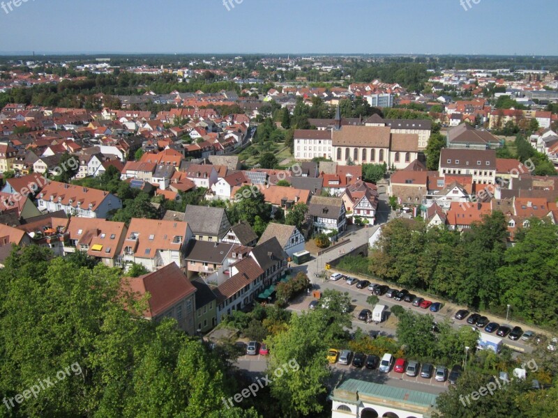 Speyer Cathedral View St Magdalena Panorama