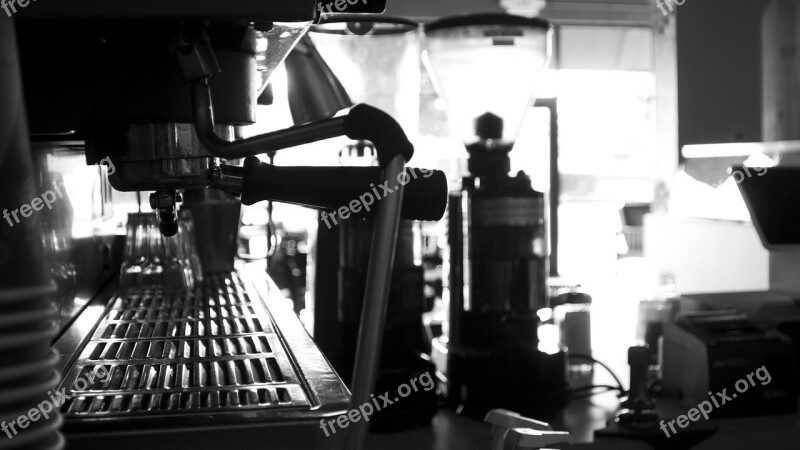 Espresso Machine Black White Espresso Coffee Machine