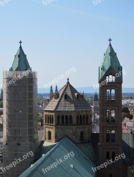 Speyer Cathedral Exterior Architecture Church