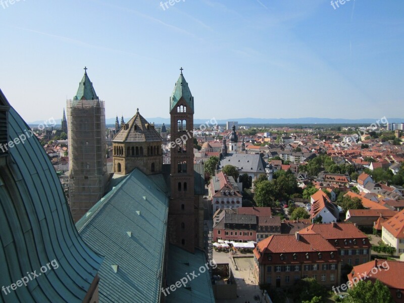 Speyer Cathedral Exterior Architecture Church