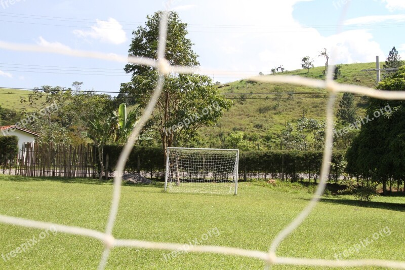 Goal Football Field Networks Frame