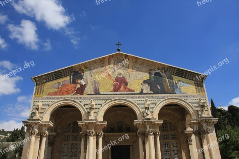 Israel Jerusalem Universal Church The Cathedral Of Anguish Church