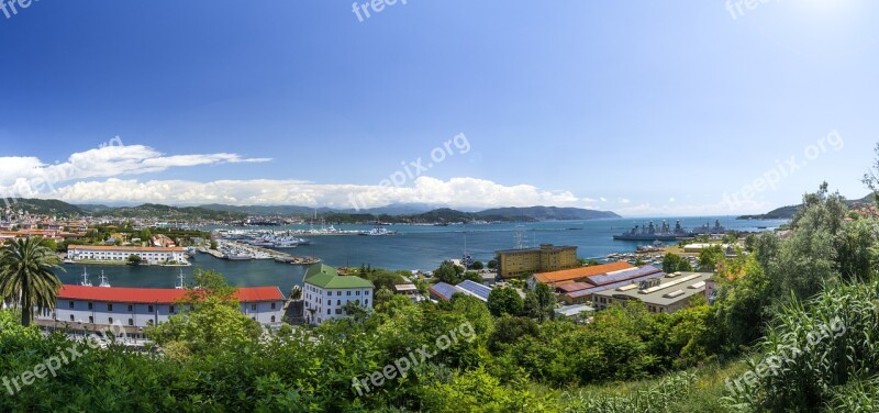 La Spezia Italy Panorama Summer View