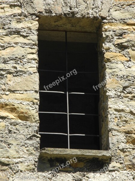 Window Castle Stone Grid Light