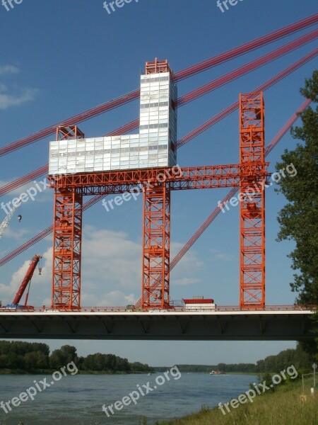 Rheinbrücke Hockenheim Speyer Bridge Crossing