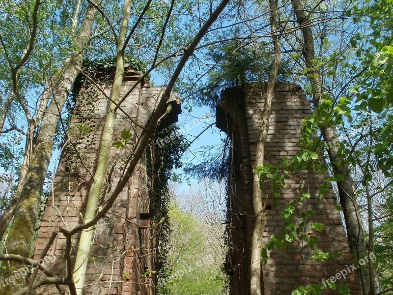 Heydt Schacht Amelung Ruin Remains Mining