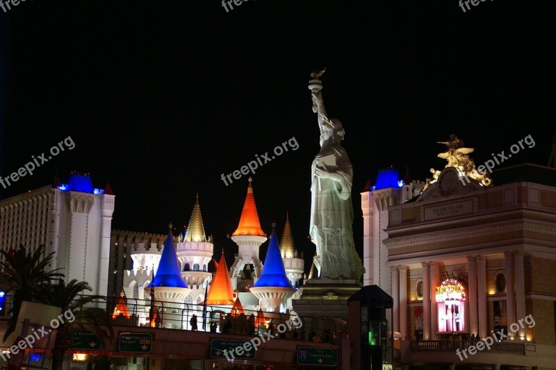 Excalibur Hotel New York Hotel Las Vegas Statue Of Liberty Castle