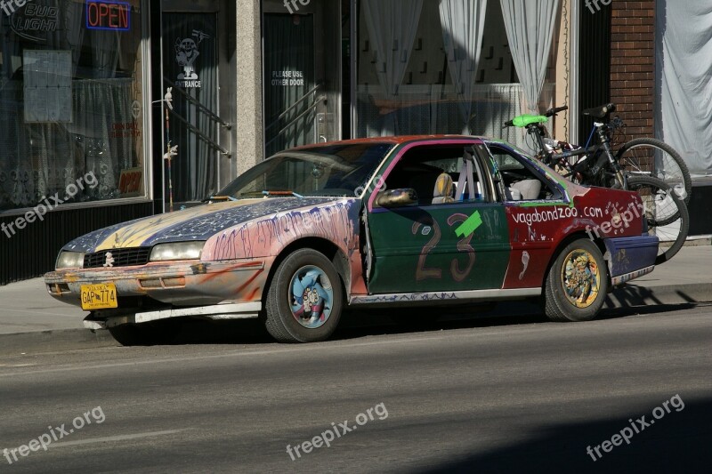 Aultman Street Ely Nevada Funny Car