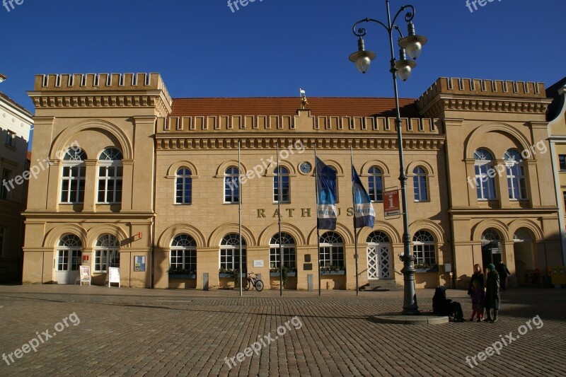 Schwerin Town Hall Market Square Germany