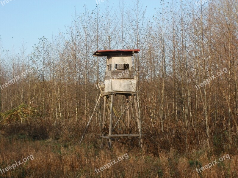 Schwarzer Teich Hunting Shooting Stand Ooking