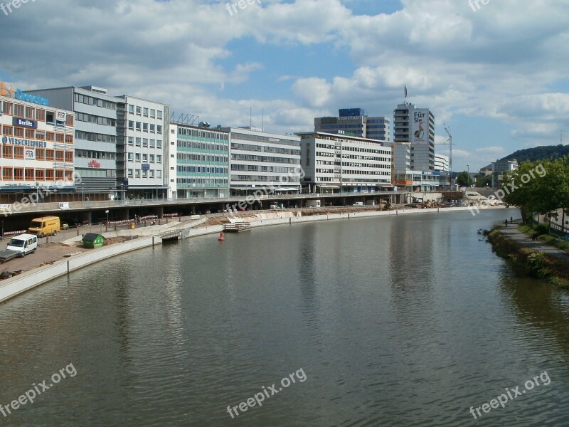 Promenade Riverside Saarbrücken Saar Berliner Promenade