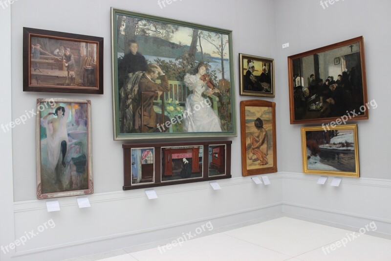 Painting Picture Gallery Works Of Art Hanging Pictures «artist Painter