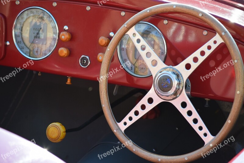 Historic Cars Old Cars Car Classic Steering Wheel