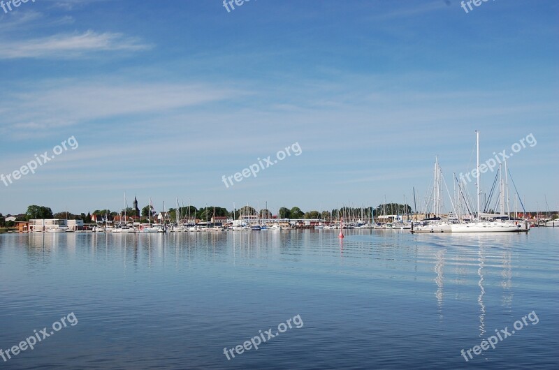 Kröslin Port Marina Boats Sail