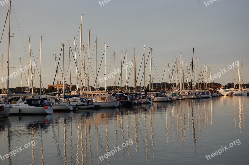 Kröslin Port Marina Boats Sail