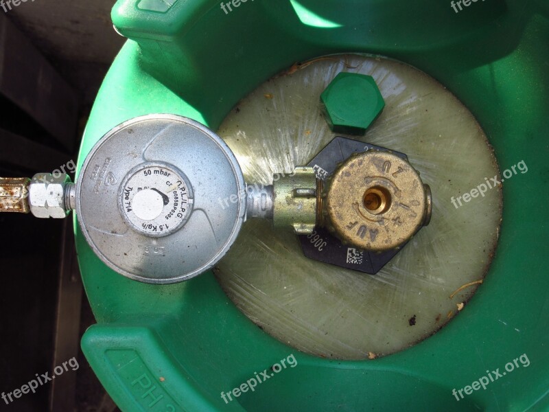 Gas Bottle Valve Pressure Energy Metal