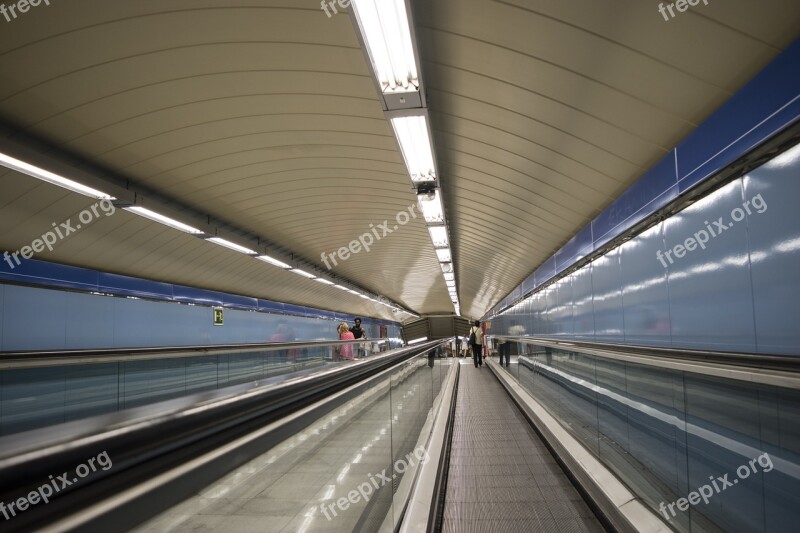 Metro Madrid Station Transport City