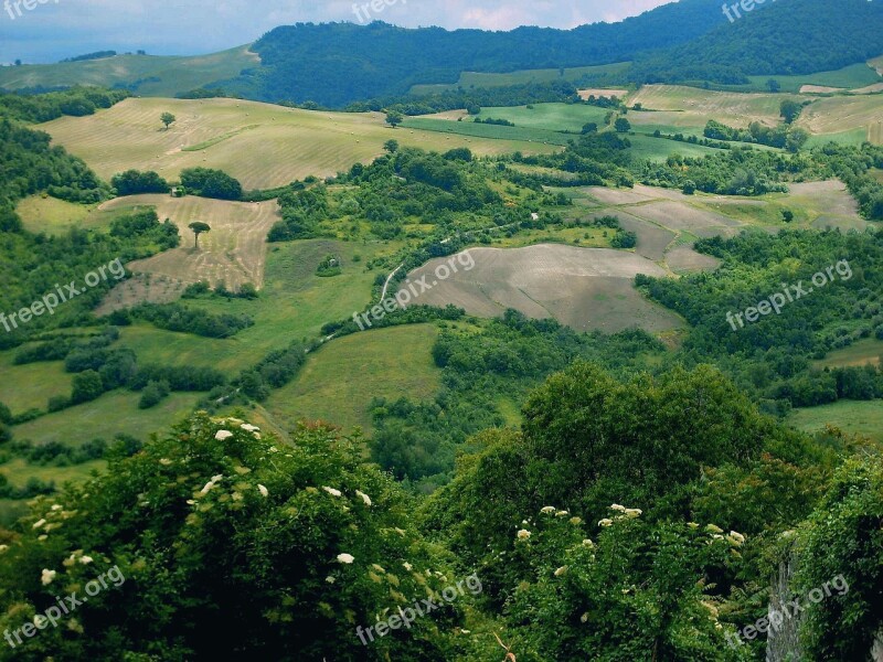 Landscape Green Campaign Italy Nature