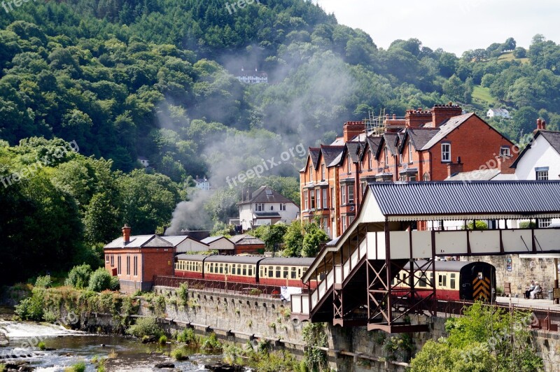 Llangollen Wales Building Railway Tourism