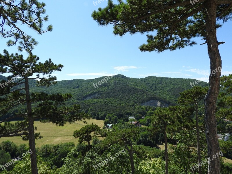 Landscape Föhrenberge Hill Land Free Photos