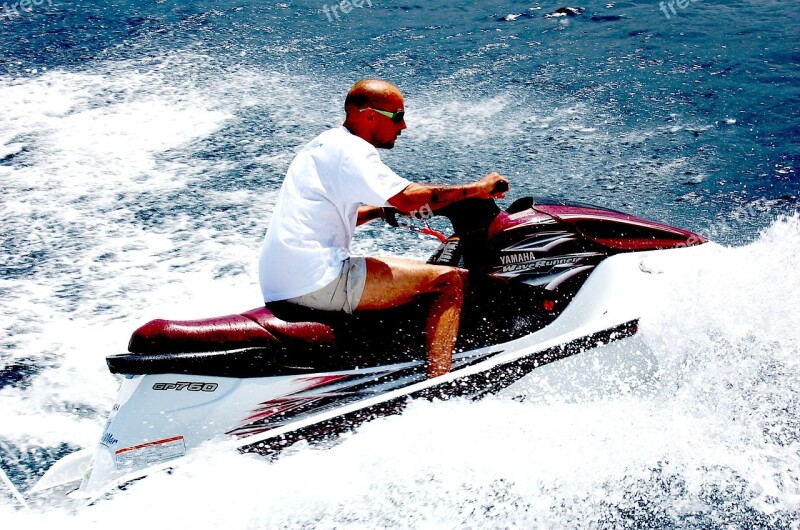 Watersports Surfing Jetsky Surfer Surf