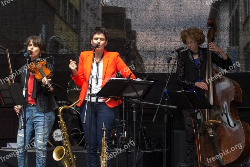 Music Band Women's Band Town Festival Mannheim