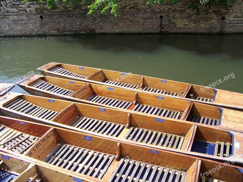 River Boats Punts Water Travel