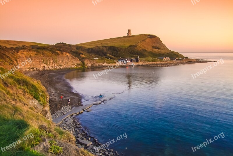 Kimmeridge Bay Dorset England Of The Sea Free Photos