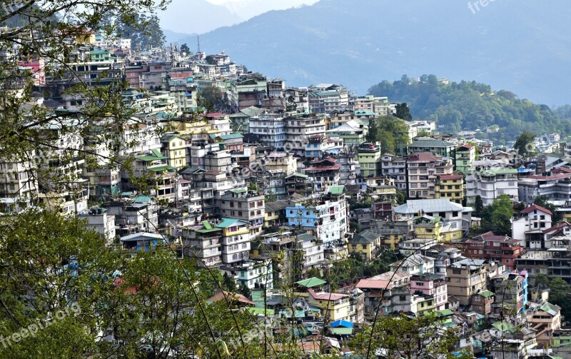 Landscape Gangtok Sikkim India Free Photos