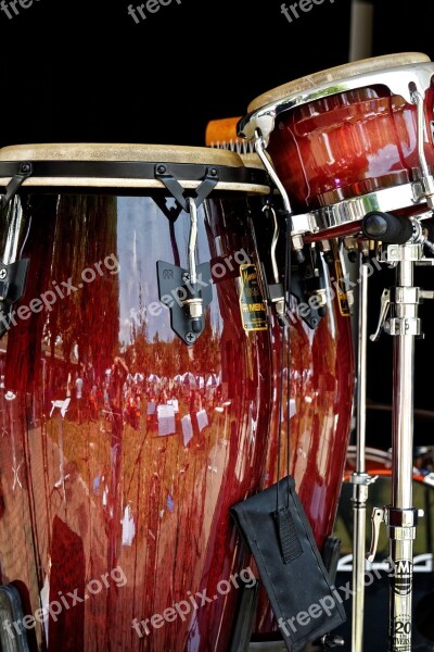 Bongos Drums Instrument Musical Instrument Detail