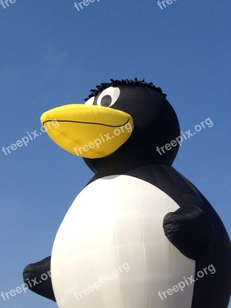 Penguin Inflatable Toy Summer Vacation Summer