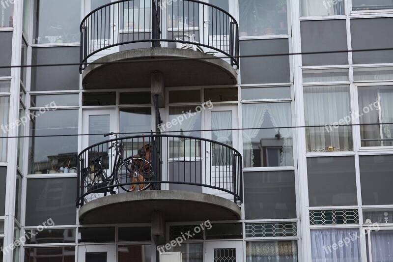 Bike Sure Balcony Amsterdam Unusual