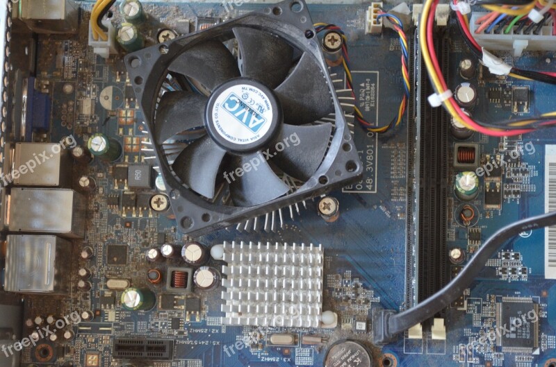 Motherboard Cpu Fan Hardware System