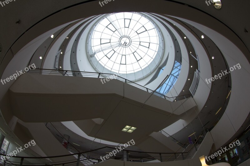 Architecture Town Home Mannheim Dome Interior View