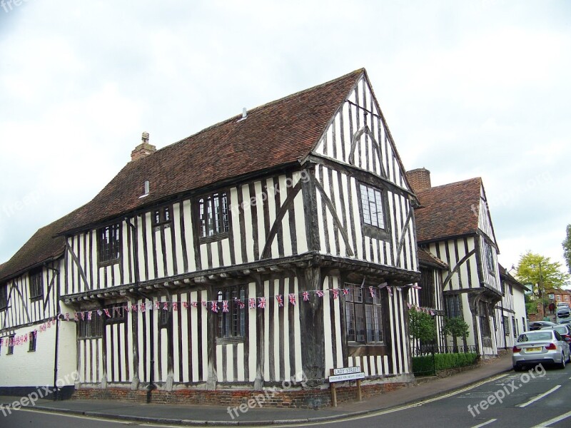 Half Timber House Architecture Old Half-timbered