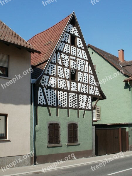 House Hockenheim Timber Framing Structure Building