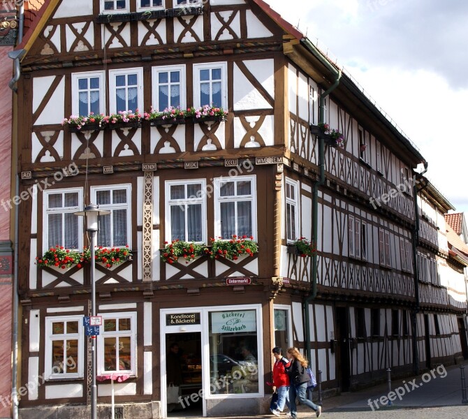 Truss Fachwerkhaus Historic Center Historically Fachwerkhäuser